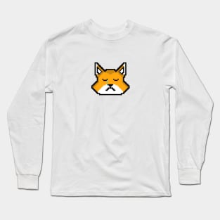 CRYING FOX PIXEL ART by ARTAISM Long Sleeve T-Shirt